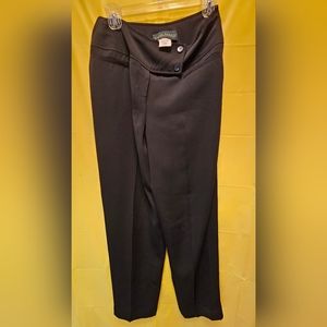 HARVE BENARD women's black dress pants 8